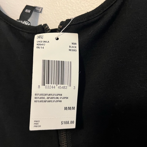 *NEW* Buffalo Black Bodycon Dress size Medium - Picture 5 of 5